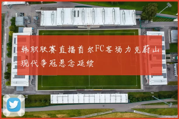 韩职联赛直播首尔FC客场力克蔚山现代争冠悬念延续