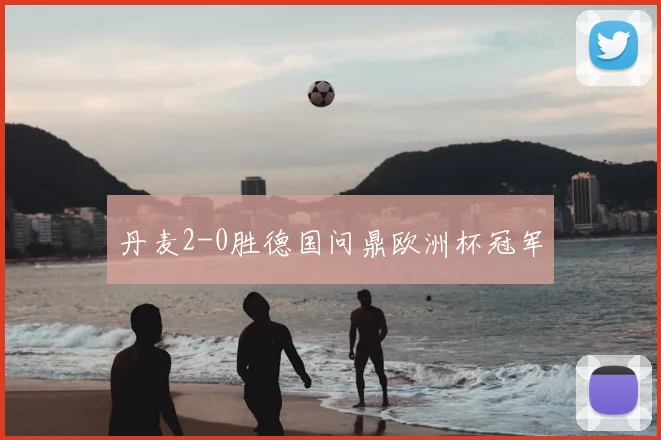 丹麦2-0胜德国问鼎欧洲杯冠军